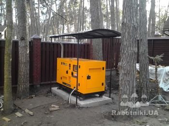 Установка дизель генератора (Романков)