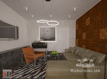 Двухкомнатная квартира 74,35 кв.м. ЖК "Грюнвальд"