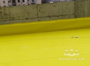 баласна покрівля 6 паркінгу 3000м2 Жк Француский квартал2 мембрана sika