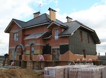 Строительство коттеджа Белогородка "Паритет сервис"