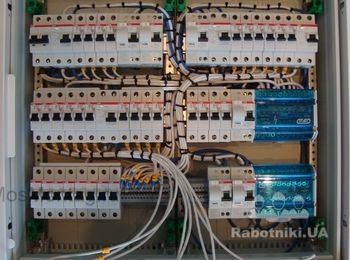 Сборка щитов управления.