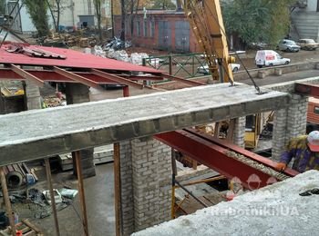 Монтаж перекрытия котельной