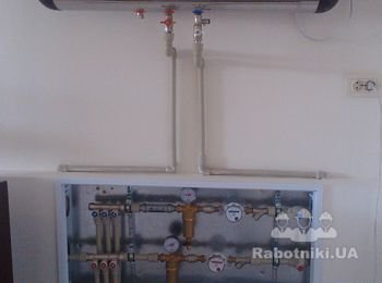 Коллекторная щитовая хол. и гор. воды