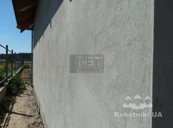 Штукатурка фасада по маякам это идеальные плоскости