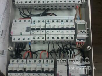 Щит розподільний та керування системою опалення