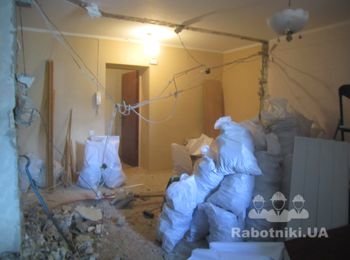 Демонтаж стен