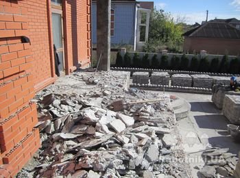 Демонтаж стяжки