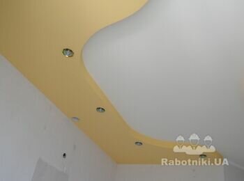 Покраска потолка в кухне