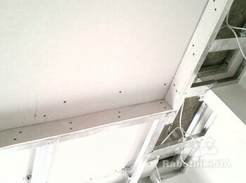 Монтаж гипсокартонных конструкций на потолке и стенах