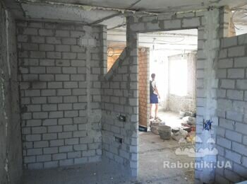 Возведение межкомнатных перегородок из силикатного кирпича