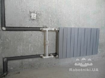 Замена радиаторов отопления.