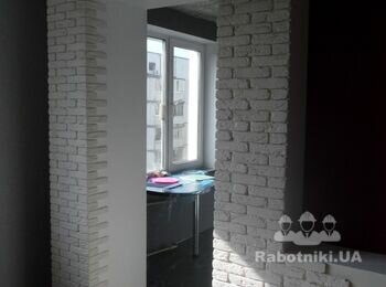 Гипсовый кирпичик старый-город