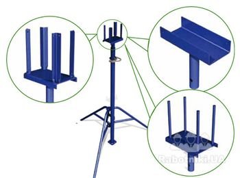 Стойки, треноги, оголовки. Стройоснастка
www.stroyosnastka.com.ua