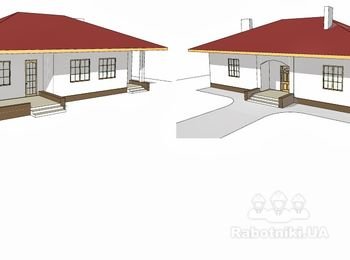 Одноповерховий будинок в с.Жукін Київська обл.