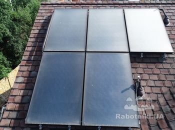Виды работ:

Отопление:
- помещений - радиаторное 45кВт, теплый пол 25кВт;
- отопительный пункт - мощностью 252кВт.
- тепогенераторы - воздушный тепловой насос, газовые котлы 92кВт, солнечные колектора 15кВт, електрический котел 24кВт, твердотопливный котел 50кВт, пелетный котел 50кВт.

Водопровод, канализация:
- система химводоочистки;
- гарячее водоснабжение - станция приготовления горячей воды.

(068) 982-92-43 (монтаж)