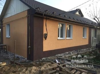 140м2 дом Утепление пенопластом 100