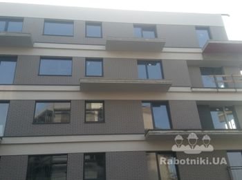 Финальный результат с расстояния не отличить от настоящего кирпича. Очень красиво с удовольствием выполнил бы это на частном доме