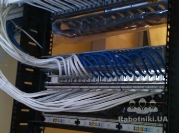 Раключение СКД в rack стойке