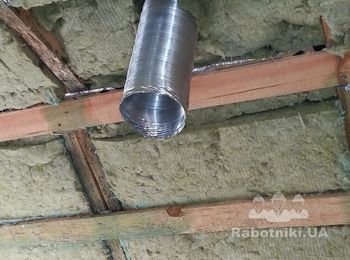 Монтаж вентвыхода на крышу