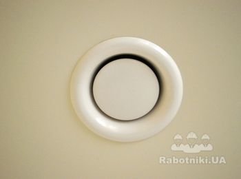 Клапан потолочный для удаления воздуха (натяжные потолки)