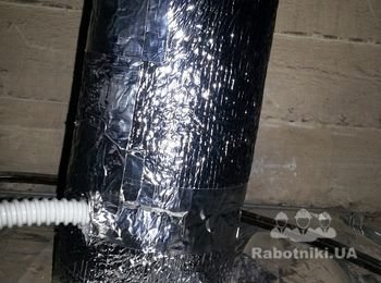 Монтаж вентиляторова в канал воздуховода