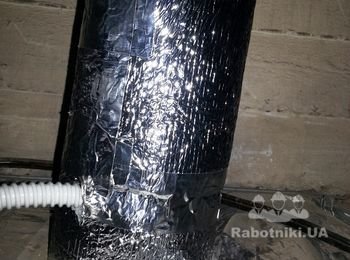 Монтаж вентиляторова в канал воздуховода