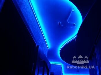 У себя дома подсветка под натяжным потолком +3 точечных вышло еще лучше чем я себе мог представить,когда включаю точки и подсветку ощущения как буд то надомной находится море