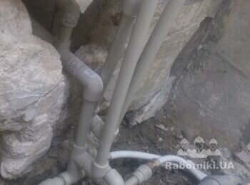 Монтаж системы водоснабжения.
