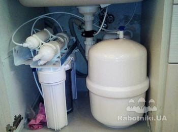 Монтаж обратного осмоса
