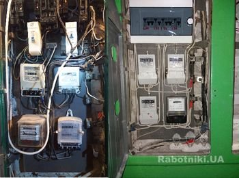 В г. Днепрорудном выполнили реконструкцию 34 межэтажных щитовых (9 этажный дом на 142 квартиры).