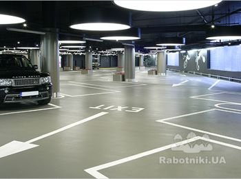 наливное покрытие для паркинга, гаражей, тех.помещений различного назначения