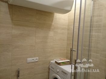 Монтаж котла и отделка ванной комнаты