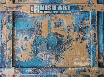 Винтаж - авторская работа мастеров Финиш Арт, с использованием декоративных материалов для фонового слоя (золото, серебро, т.п.) и краски, для получения эффекта старины.
Стоимость работы с материалом от 390 грн/м2 и зависит от объёма. При необходимости делаем образец.