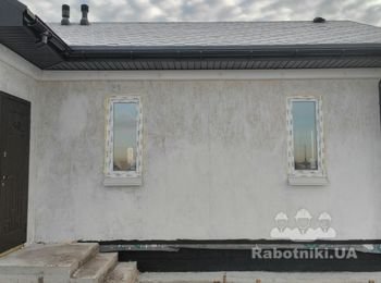 Подшив кровельных свесов, водосток с. Дымер