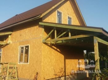Подшив кровельных свесов, террас, водосток с. Новоселки