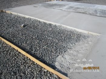 Устройство бетонного основания ( спецназначение )