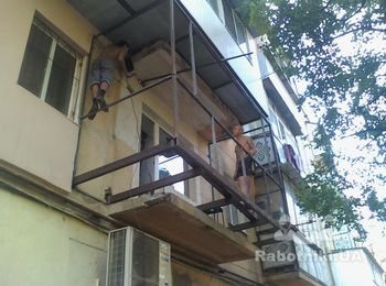 каркас балкона