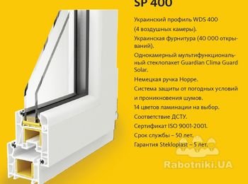 Украинский профиль WDS 404 (4-камерный)