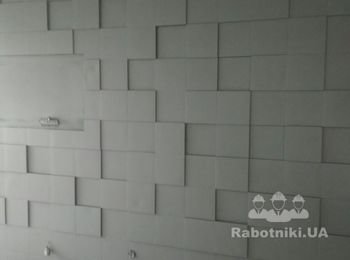3Д панели  после покраски
