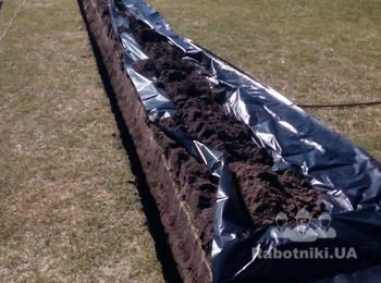 Аккуратное снятие газона и раскопка траншеи, для дальнейшего восстановления. Poliv.ua 063-233-18-00