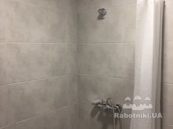 Квартира-студио. Эконом-вариант ванной комнаты.