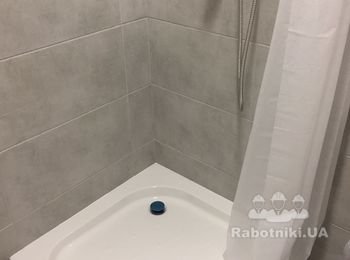 Квартира-студио. Эконом-вариант ванной комнаты.