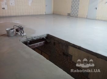 Промышленный пол. основание- бетон пропитанный "Жидкой Керамикой" (упрочнитель бетона) + полиуретановый компаунд (эластичное ,ударопрочное химостойкое покрытие)