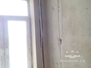 Фреонопроводы в штробе