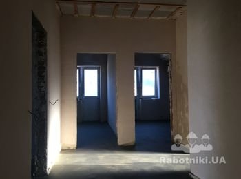 Штукатурка. Машинная штукатурка "Vip-Bud. "Ми будуємо для Вас з якістю!" Виконуємо штукатурні роботи механізованим способом за німецькою технологією KNAUF МP 75 під ключ !!!