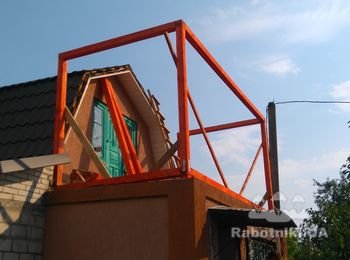 Возведение каркаса