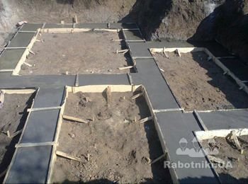 Ленточный фундамент г.Христиновка
