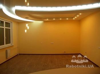 натяжной потолок с подсветкой