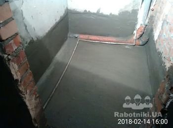Гідроізоляція санвузла квартири від зовнішніх вод в ЖК Фортуна, Ірпінь.