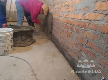 Гідроізоляція кладовки в підвалі новобудови.